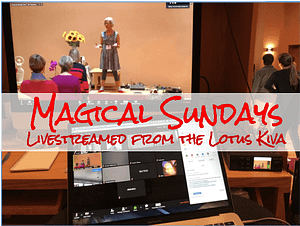 Magical sundays livestream banner