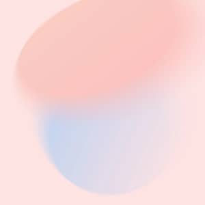 Soft abstract blend of pastel pink and blue shapes, symbolizing the themes of Living Wisdom Mastery, Healing, Liberation, and Contribution.