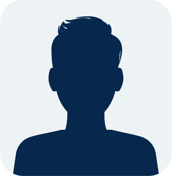 Silhouette of a person with a simple design, commonly used as a placeholder for profile pictures or anonymous identities.