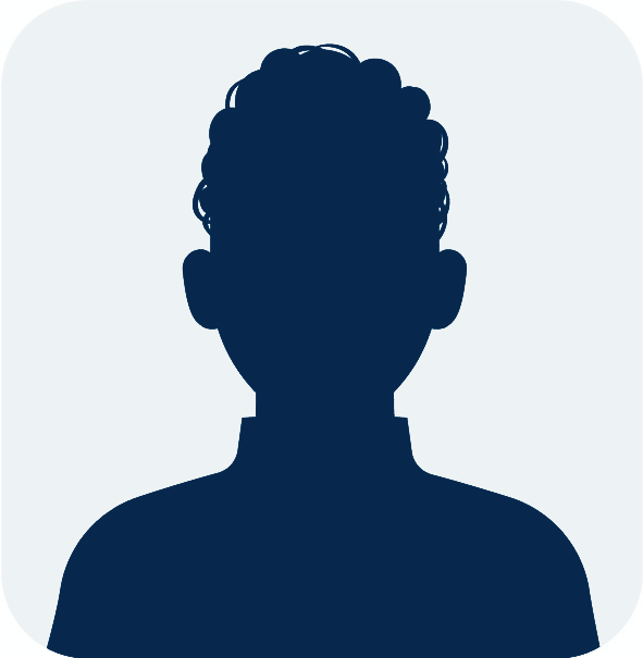 Silhouette of a person with a simple design, commonly used as a placeholder for profile pictures or anonymous identities.