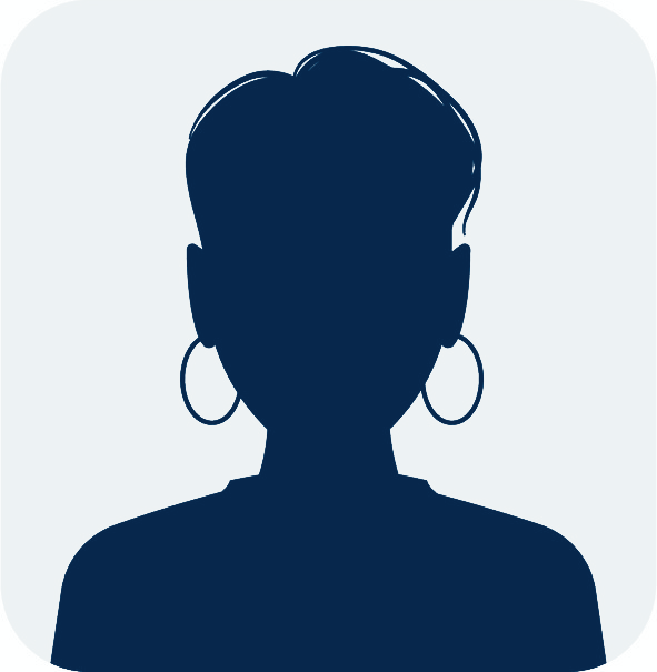 Silhouette of a person with a simple design, commonly used as a placeholder for profile pictures or anonymous identities.